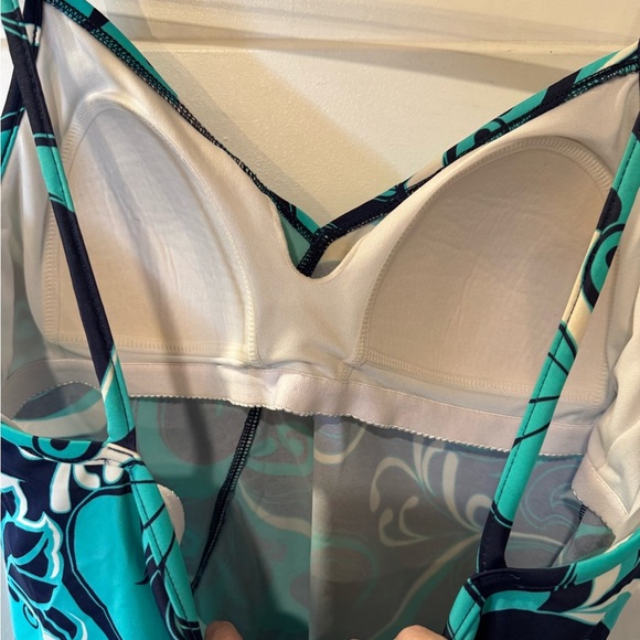 Jamaica Bay Ruffled Tankini Top Size 16 E1.2 - Picture 5 of 9